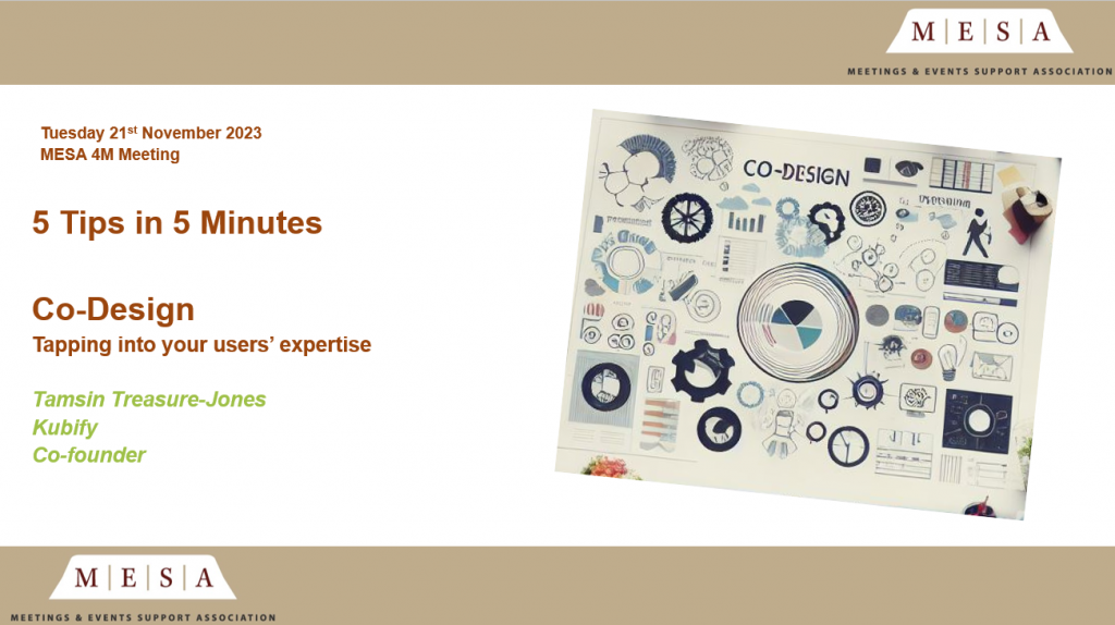 Screenshot of the first slide in the 5 Tips in 5 Minutes presentation